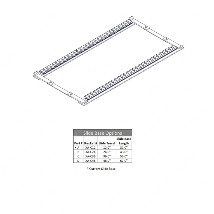 HLD XA H12 BASE, SLIDER