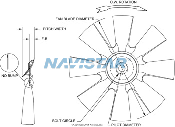 HOR993762501 FAN ENG COOLING 30 DIA 5 PIG Image 1