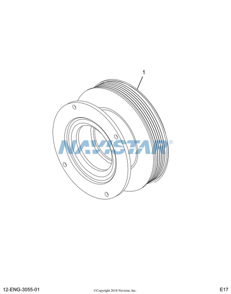 HOR99A4707 PULLEY,SHEAVE, FAN DRIVE