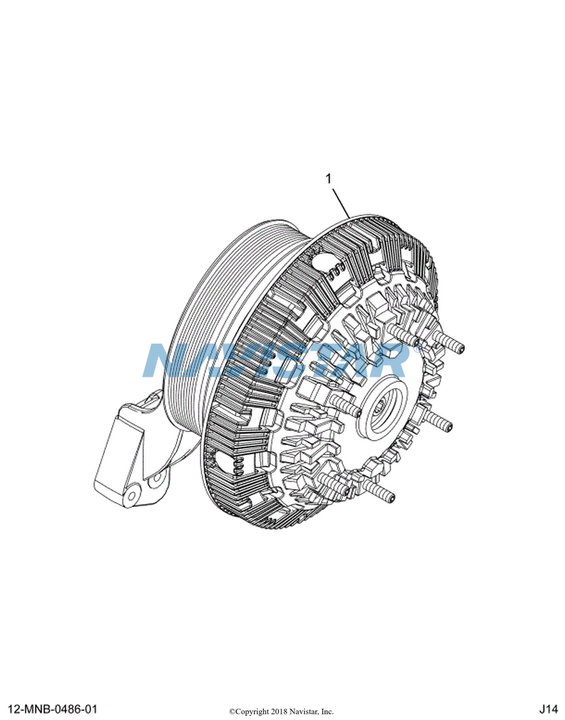 HOR99A8146 DRIVE, FAN  MTG ASM, MAN LOCK Image 3