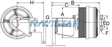 HOR99A9515 DRIVE FAN & MTG ASM