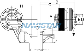 HOR99A9878 DRIVE FAN & MTG ASM Image 1