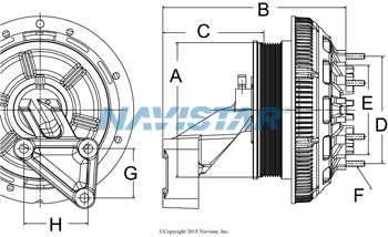 HOR99A9964 DRIVE FAN & MTG ASM