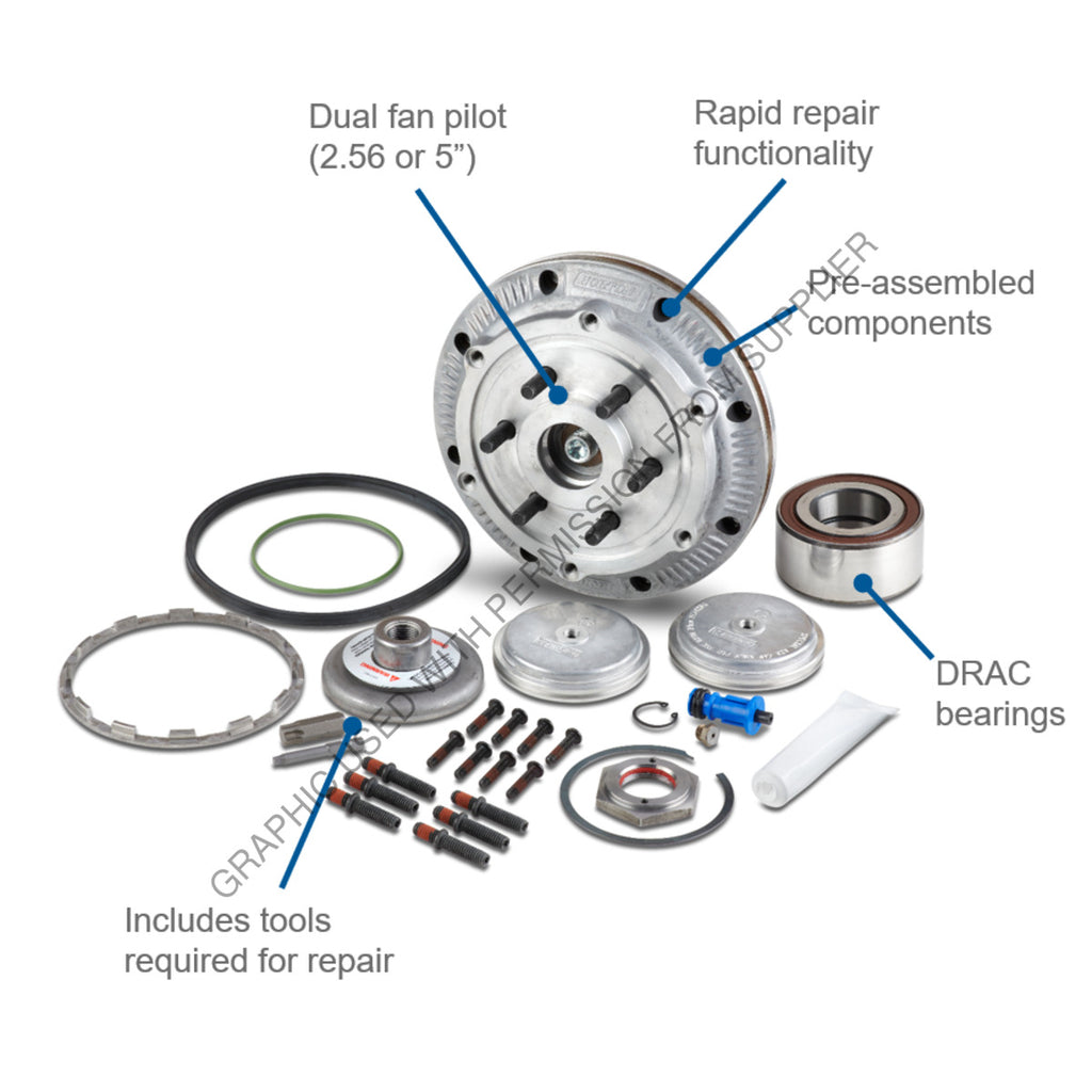 HOR 1S DP HORTON,FAN CLUTCH REPAIR KIT ON-OFF