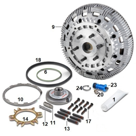 HOR 2S DP CP HORTON,FAN CLUTCH REPAIR KIT,TWO-SPEED,C