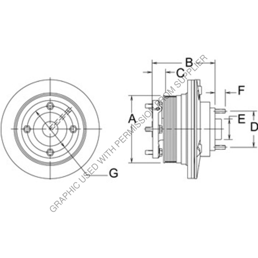 HOR 791018 REMAN CLUTCH HTS CAT