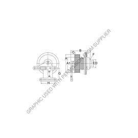 HOR 791087 REMAN FAN CLUTCH