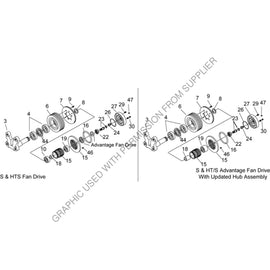 HOR 798005 CLUTCH MSC3 REMAN 2-GRV,9.25 OD