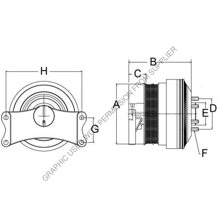 HOR 79A7250 CLUTCH DMA SE 21 REMAN,HDEP