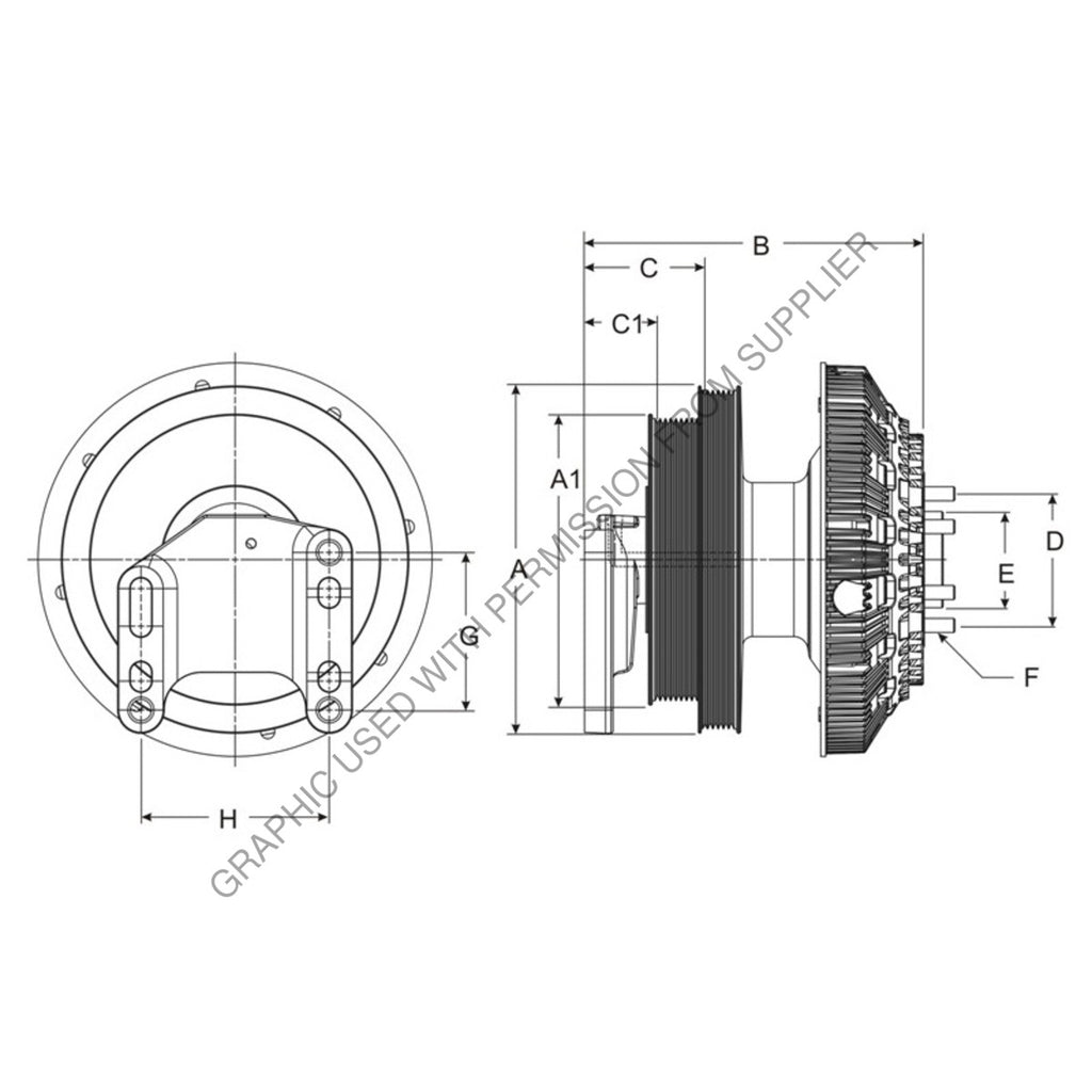 HOR 79A9074 2 CLUTCH DMA2S SE 21 REMAN