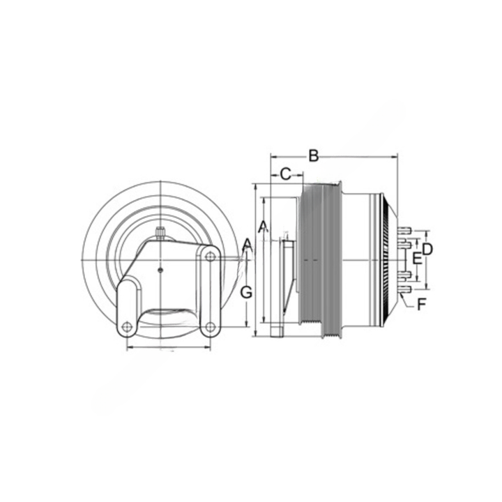 HOR 79A9241 FAN CLUTCH