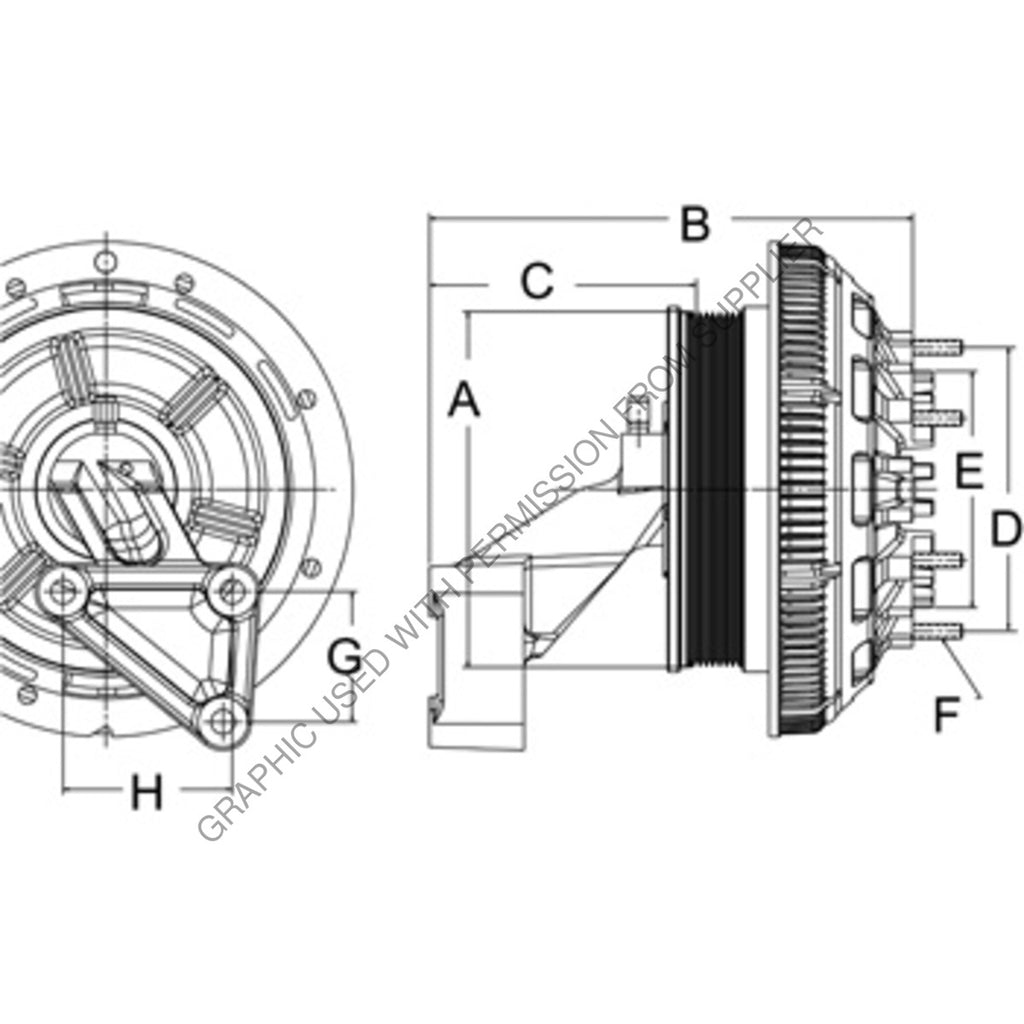 HOR 79A9261 REMAN CLUTCH DM SE 21 CUM