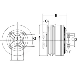 HOR 79A9285 CLUTCH SE21
