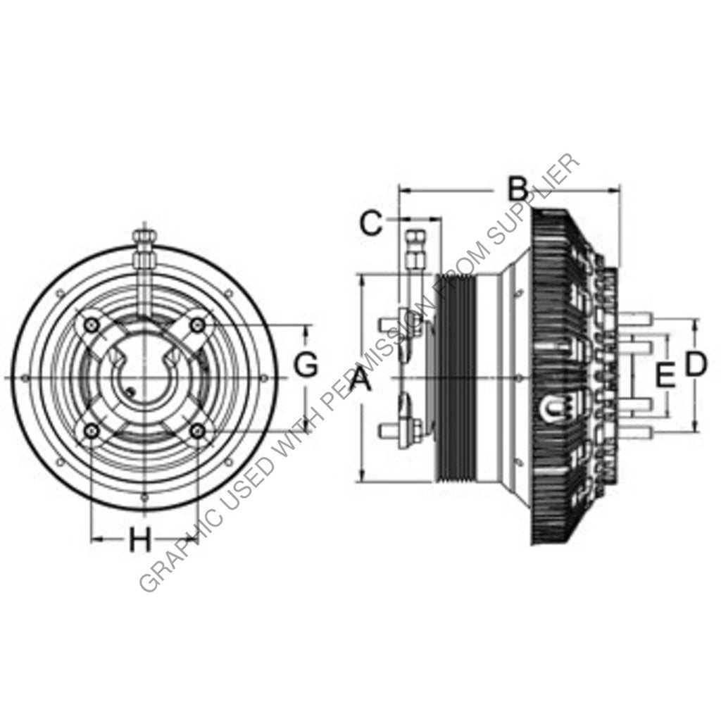 HOR 79A9346 CLUTCH, DM REMAN