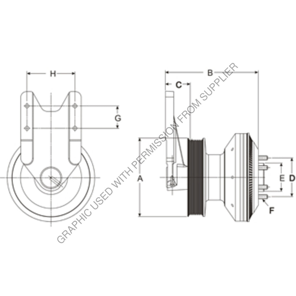 HOR 79A94402 CLUTCH-DMA2S SE 24,REMAN,CAT,190.5