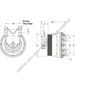 HOR 79A9640 CLUTCH DMA SE 24 REMAN CUM 212 0 208 0 8
