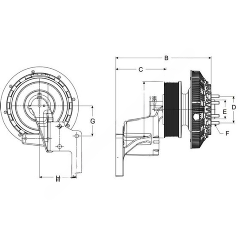 HOR 79A9861 2 CLUTCH DMA2S SE 24 REMAN CUM 12 PK 184 6