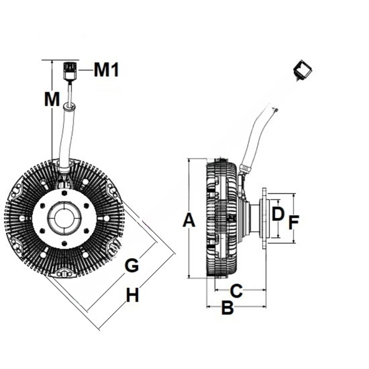 HOR 9810374 ASM,LCX230, PACCAR MX13