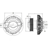 HOR 98A8246 FAN DRIVE-HUB&CLUTCH,HOR 2-SP