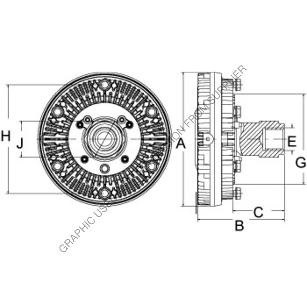 HOR 9903000 FAN CLUTCH