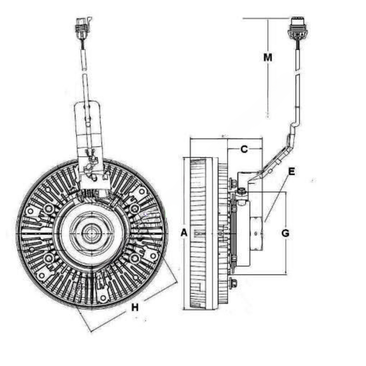 HOR 9904021 CLUTCH VMASTER DIRECT SENSING VS 217