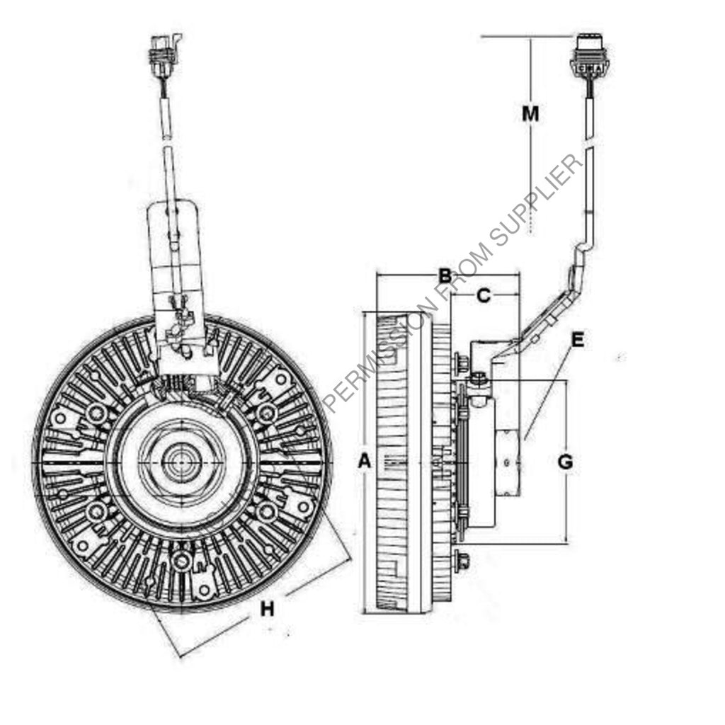 HOR 9904062 CLUTCH, VMASTER, DIRECT SENSING VS 217