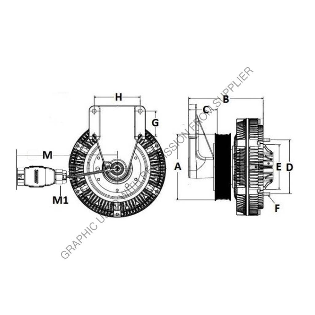 HOR 9910230 CLUTCH, ASSY,MOD RCV250,192.00,10-PK,127