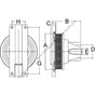 HOR 992063 HUB, DRIVE, NO STUDS