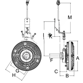 HOR 99452100135001 CLUTCH VS217R,12V,85G,30K,M30