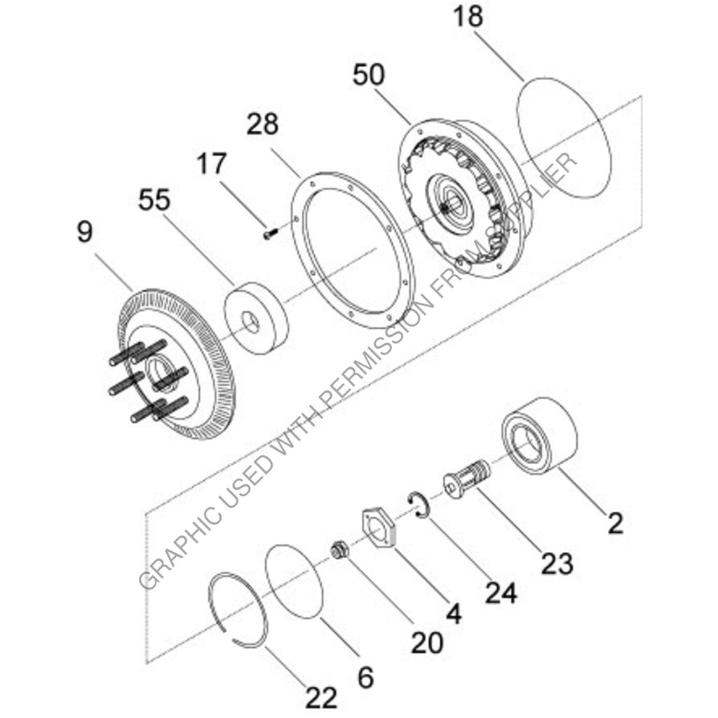 HOR 994903 KIT, REPAIR-STRAP, ANTI-ROTATION VISCOUS