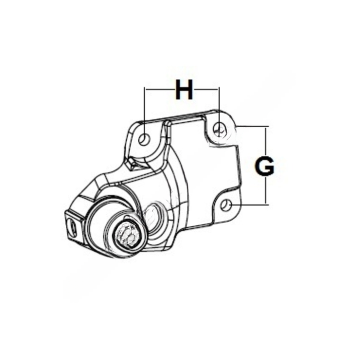 HOR 994975 ASSY,JOURNAL-BRACKET,16.2 IN FAN CENTER