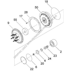 HOR 995535 REPAIR KIT-FAN CLUTCH,76.2 MM