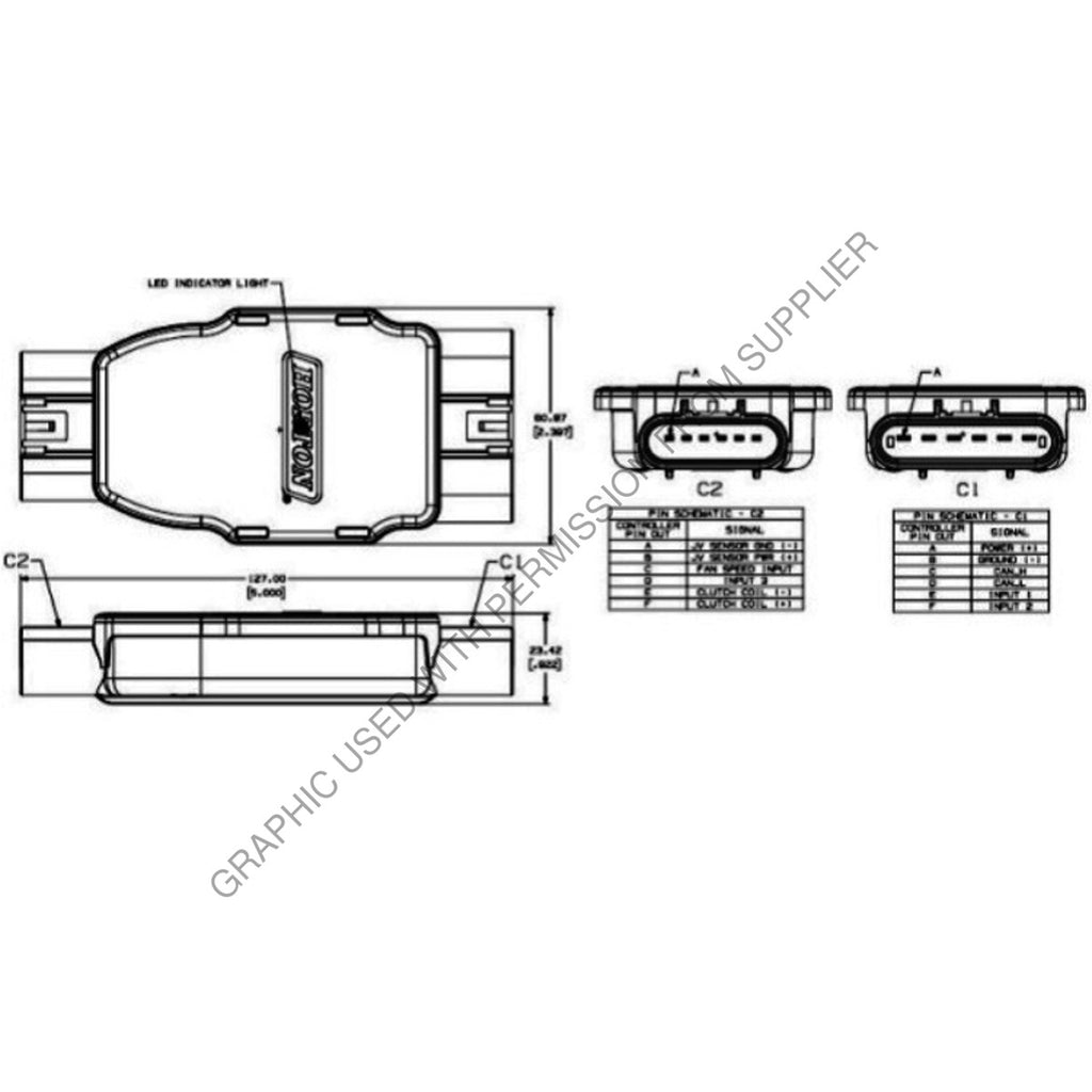 HOR 9956240233 CONTROLLER,PROGRAMMED,12-PIN,DI ,X15