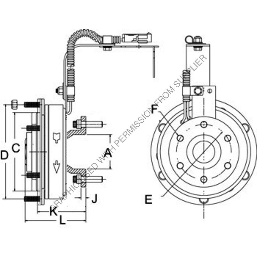 HOR 996039 EC450 CLUTCH  CORSAI