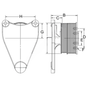 HOR 99A2055 HUB,DRIVE DH MAC,149.0,6PK/10PK,65.0 PLT
