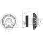 HOR 99A8131 2 FAN DRIVE: 2 SPD-ISL 492CTS