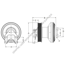 HOR 99A8138 CLUTCH-DMA2S SE 24, MX,160.5,12-PK