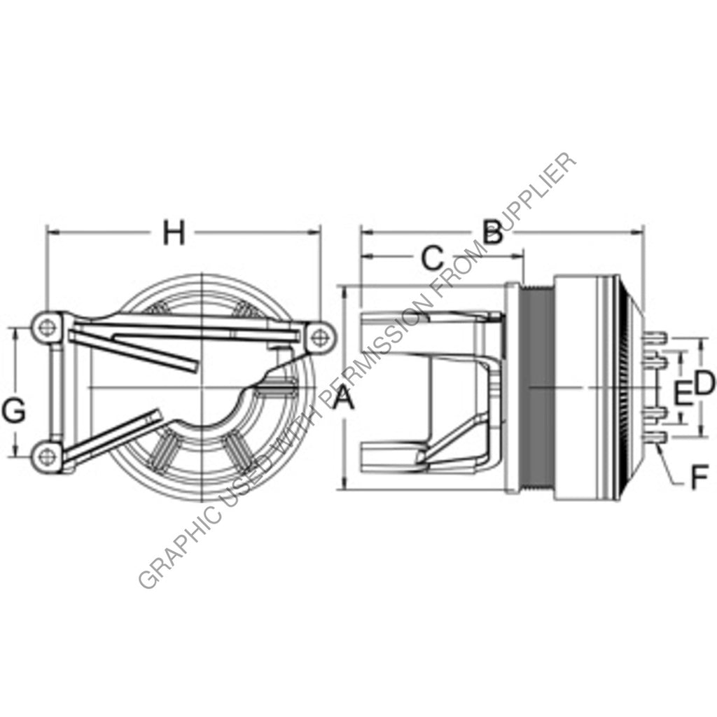 HOR 99A8652 2 FAN DRIVE,DMA,ISC10,M2106,2SPD