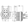 HOR 99A9673 CLUTCH DMA SE 21 CAT,190.5,4-GRV,65.0 PL