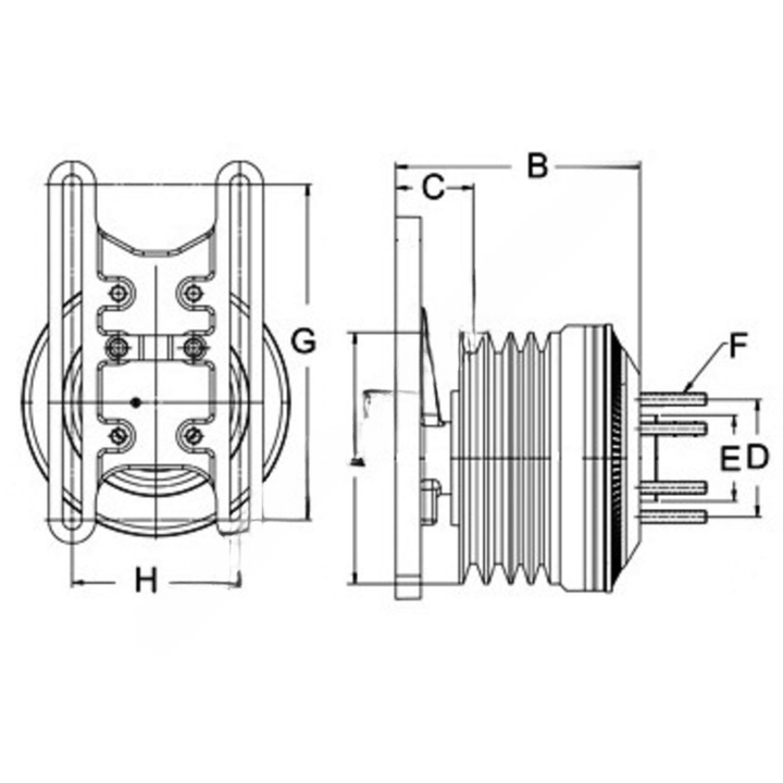 HOR 99A9673 CLUTCH DMA SE 21 CAT,190.5,4-GRV,65.0 PL