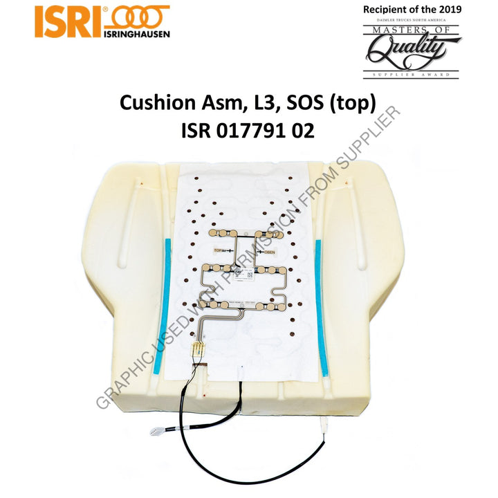 ISR 017791 02 SEAT CUSHION L3 SOS, WITHOUT COVER