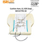 ISR 017791 02 SEAT CUSHION L3 SOS, WITHOUT COVER