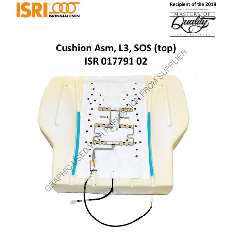 ISR 017791 02 SEAT CUSHION L3 SOS, WITHOUT COVER