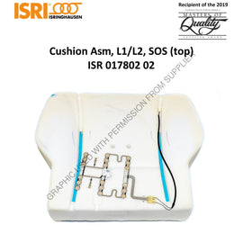 ISR 017802 02 CUSHION-SEAT,W/O COV, W/SENSOR