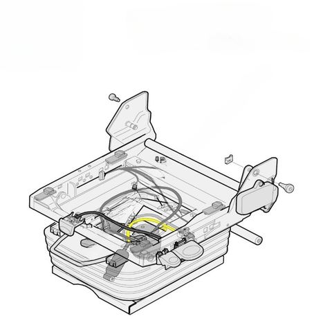 ISR 10225206 01 RH SEAT BASE-ISRI,RHD,ABTS