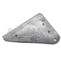 K140-2437-5 Crossmember Gusset, 3-Hole, Aluminum, LH