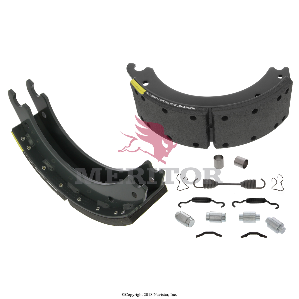 KMG14702QP BRAKE,KIT BRAKE SHOES W/HARDWA