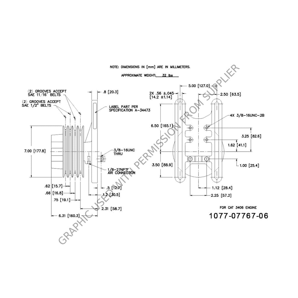 KM  N20 10770776706X REMAN FAN HUB ASSEMBLY, BW