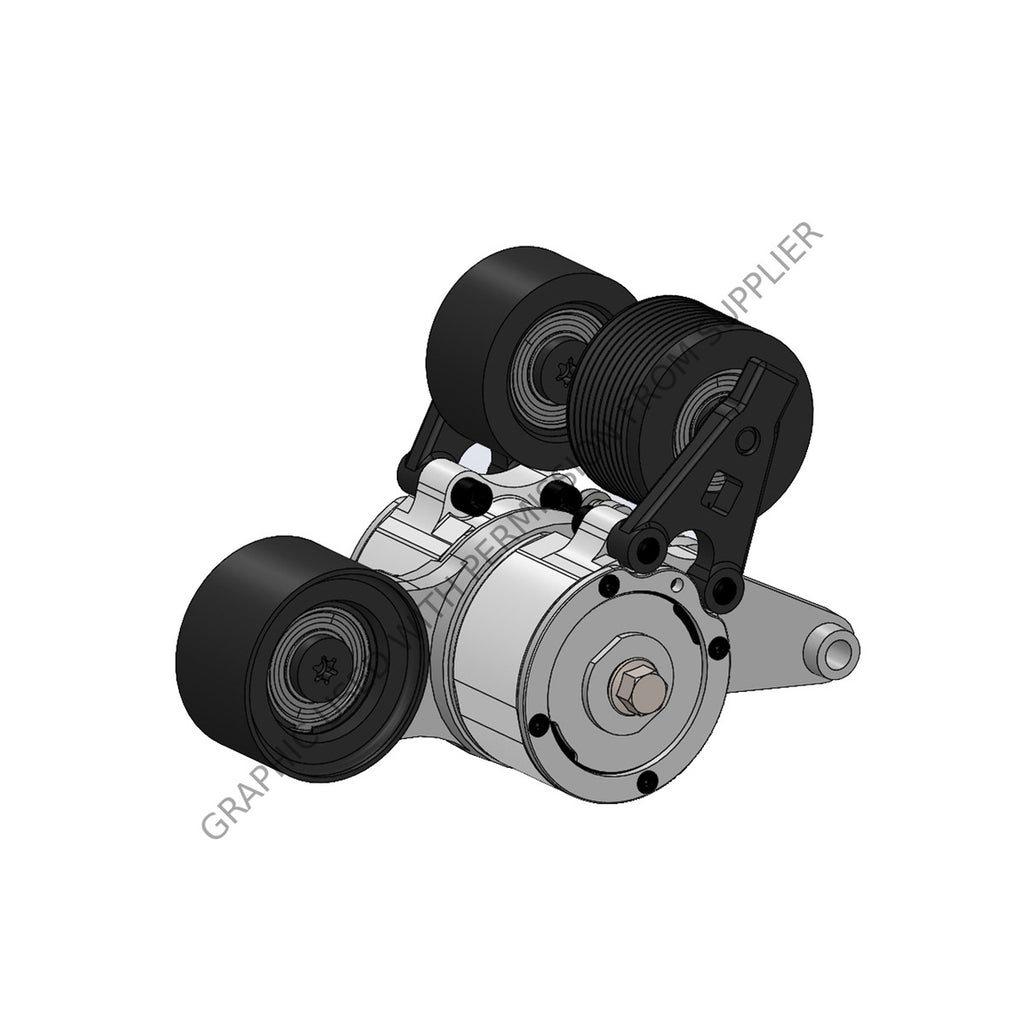 KM  N20 638667 POLYFORCE DOUBLE BELT TENSIONER ASSEMBLY