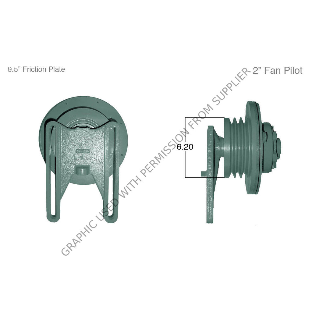 KM  N20 91024 FAN CLUTCH, REMANUFACTURED DM-STYLE